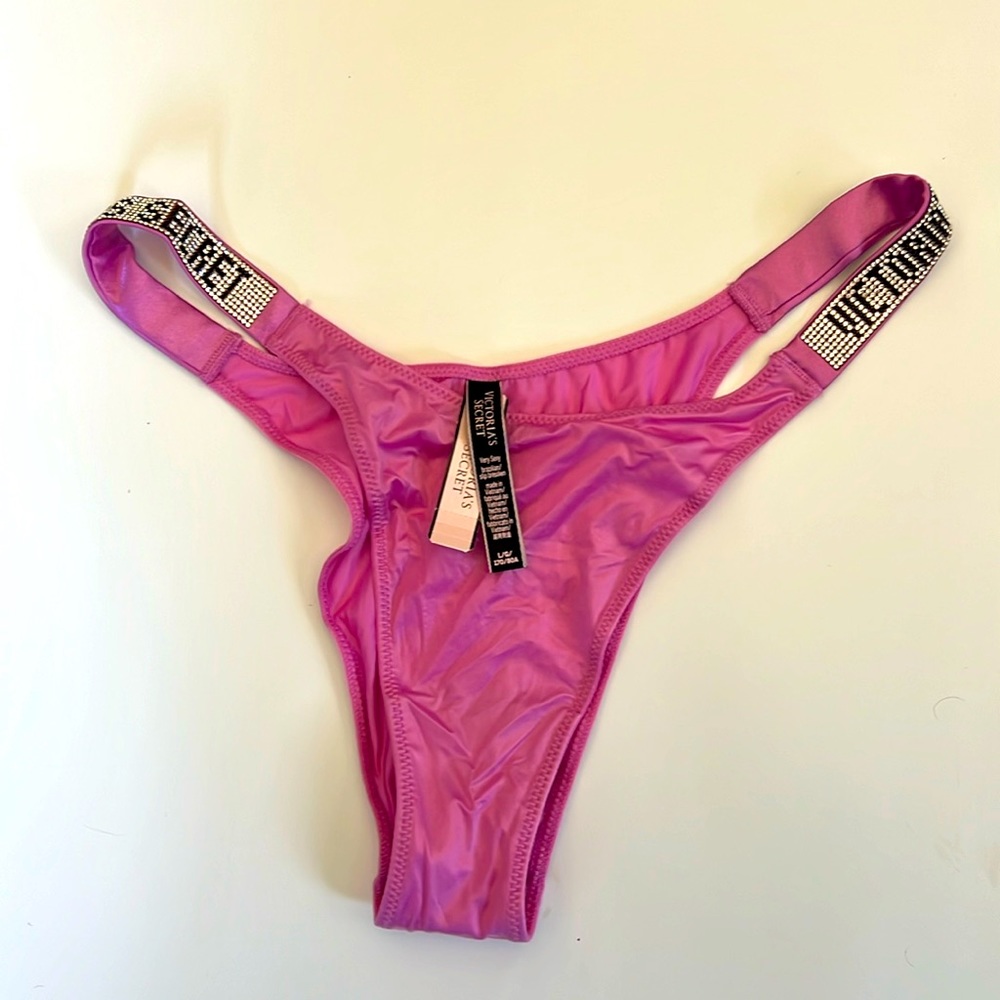 Victoria’s Secret Very Sexy Brazilian panty. Pink. Size Large. New with tags